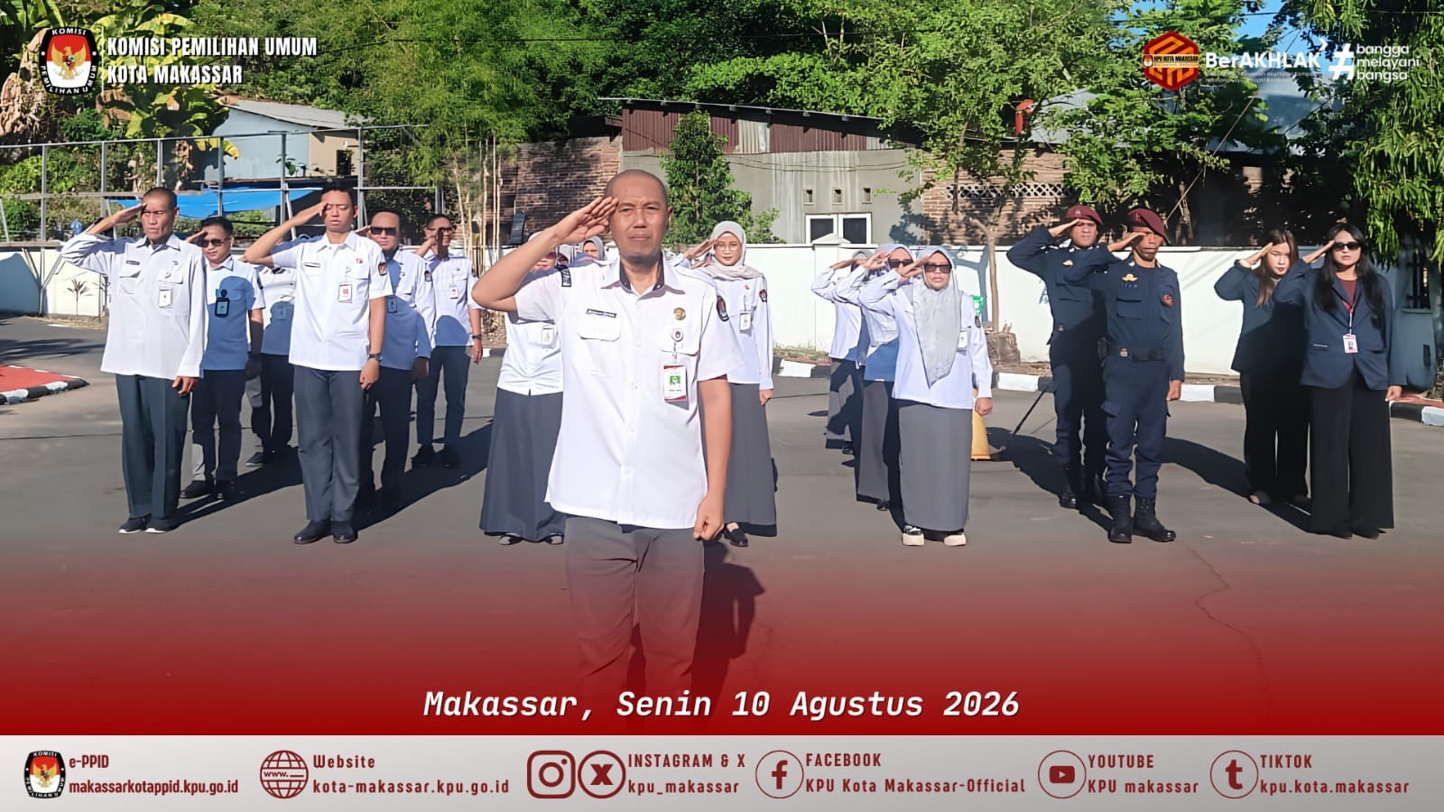 Apel Pagi,Senin 10 Agustus 2026